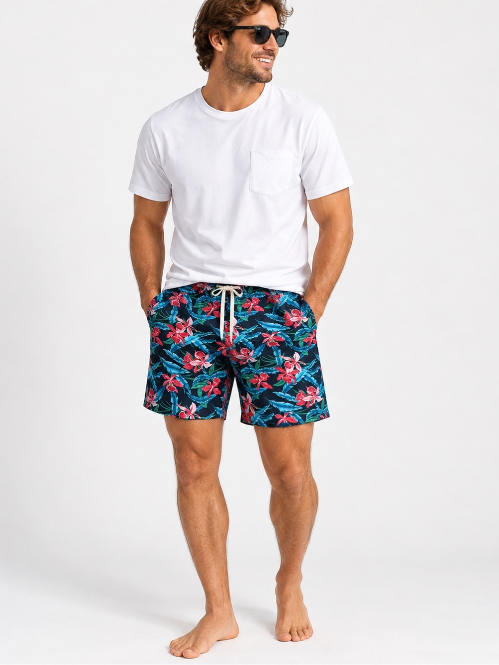 Fair Harbor Anchor Swim Trunks Men's XXL Tropical Floral